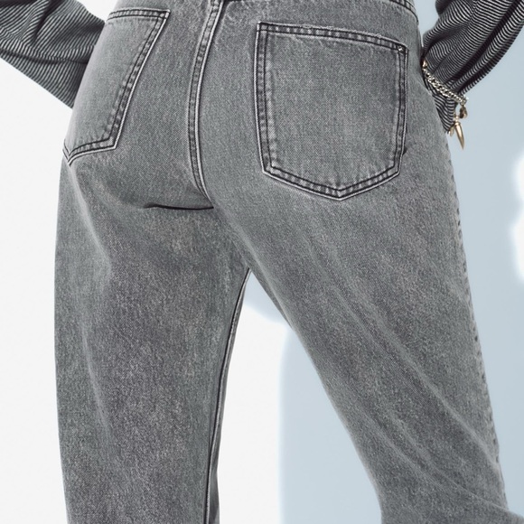 NEW ZARA Z1975 MOM FIT JEANS WITH HIGH WAIST - Picture 3 of 6